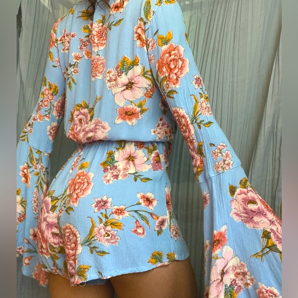 Billabong Boho Floral Romper - Picture 3 of 5